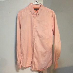 Soft Wash Salmon-colored button Down